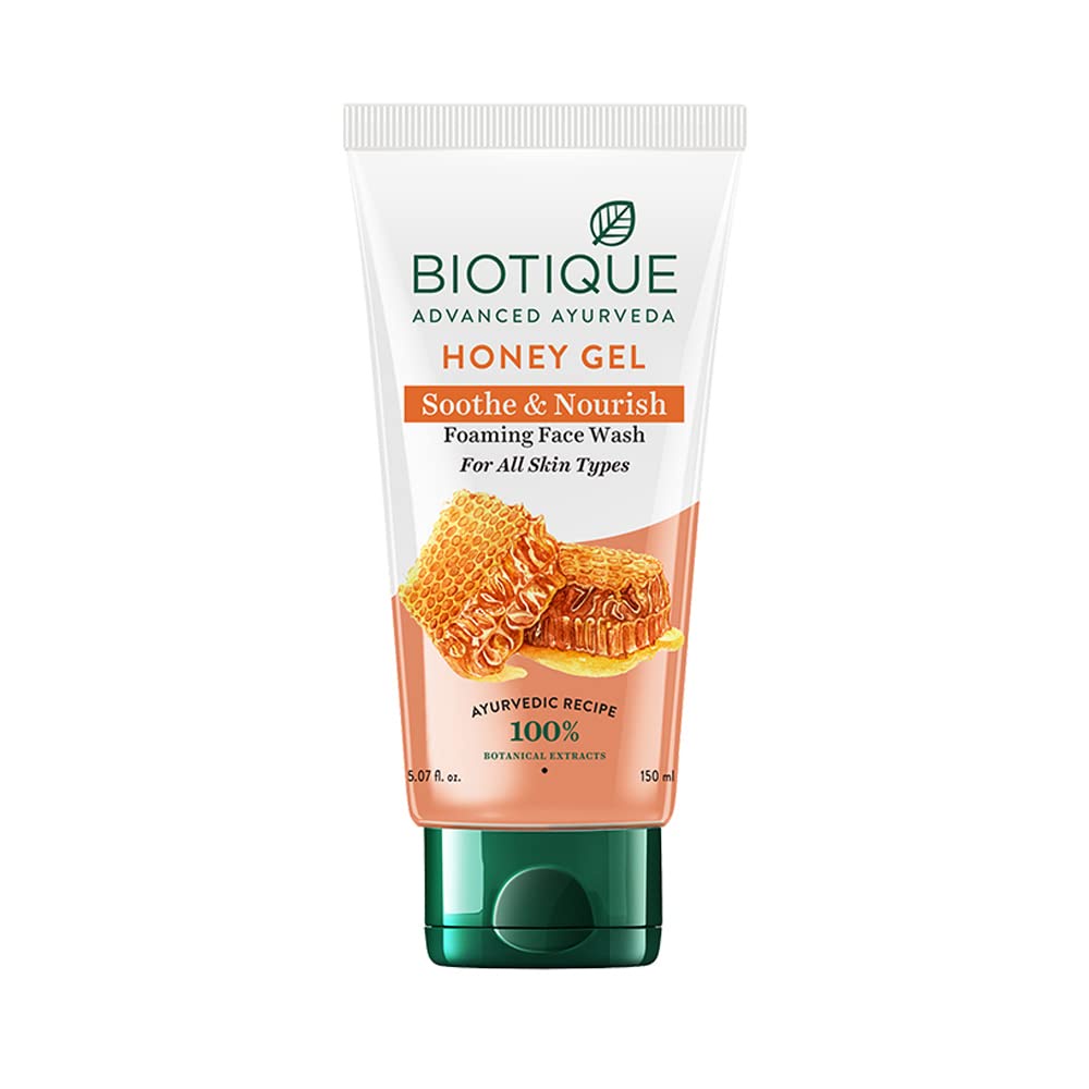 BIOTIQUE ADVANCED AYURVEDA BIO HONEY GEL FACE WASH 150 ML Shopee