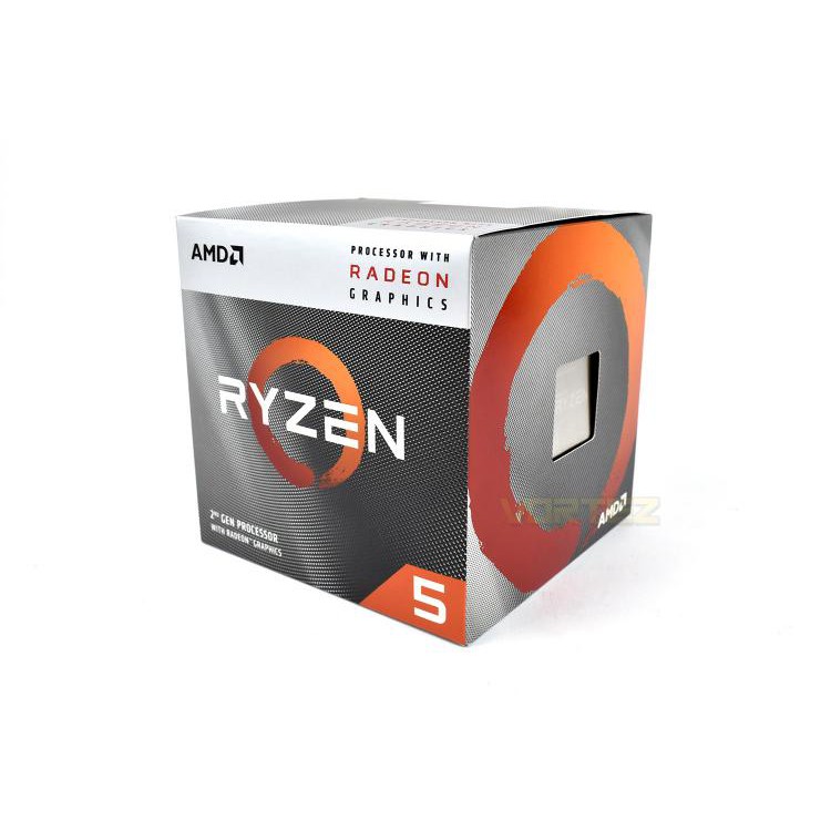 AMD Ryzen 5 3400G Quad-Core 3.7 GHz (4.2 GHz Turbo) Socket AM4 ...