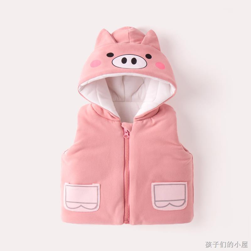 pink vest with hood