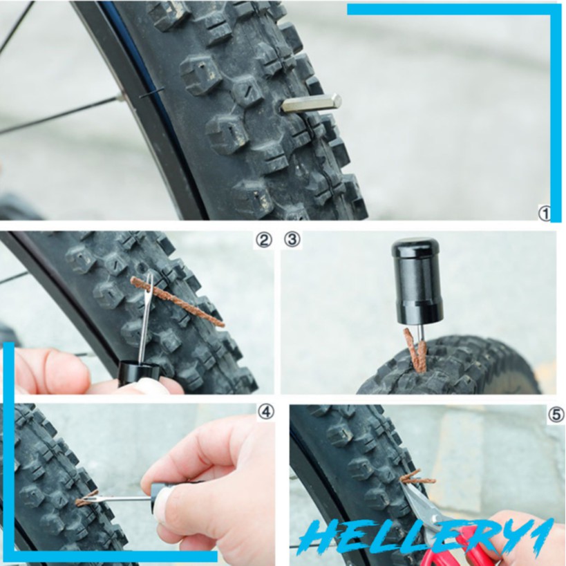 Bike Tubeless Tyre Puncture Repair Kit 
