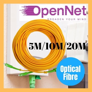 M1 | Starhub | Singtel Opennet Optic Optical Fibre Fiber Cable Patch Cord 5m/10m/20m
