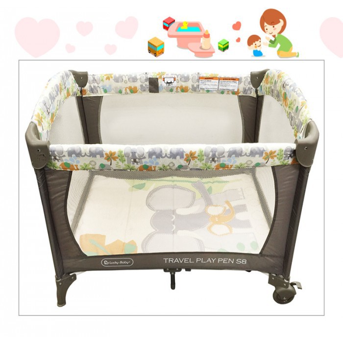 lucky baby s8 travel playpen