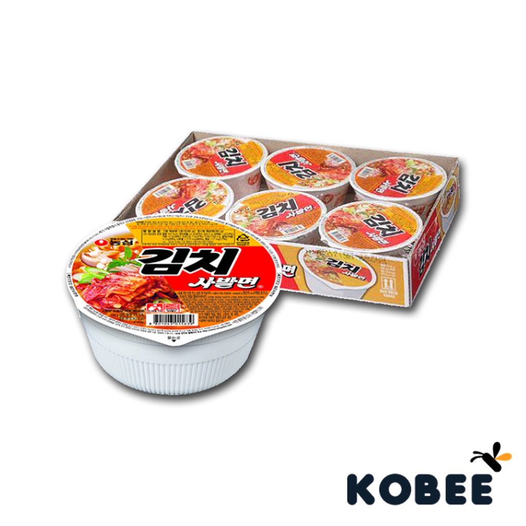 [Nongshim] Kimchi Ramen, Korean Cup Noodle 86g x 6 8801043021128