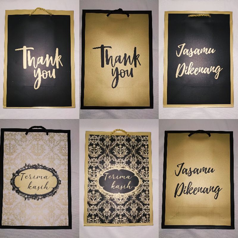 Shop Malaysia Thank You Terima Kasih Jasamu Dikenang Paper Bag Teacher S Day Mother S Day Father S Day Shopee Singapore