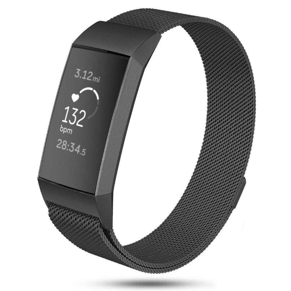 fitbit charge 3 metal band
