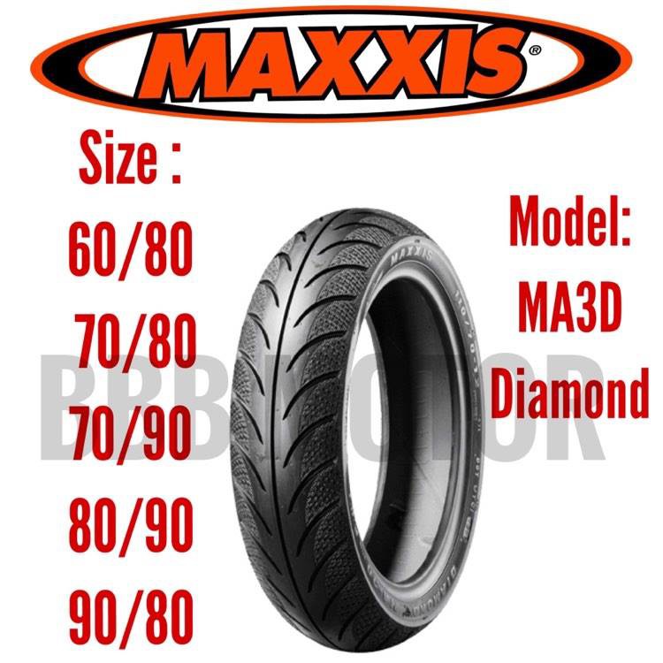 Tayar Tyre Maxxis 100 Original Bunga Diamond Ma 3d New Tubeless 60 80 17 70 80 17 70 90 17 80 90 17 Shopee Singapore