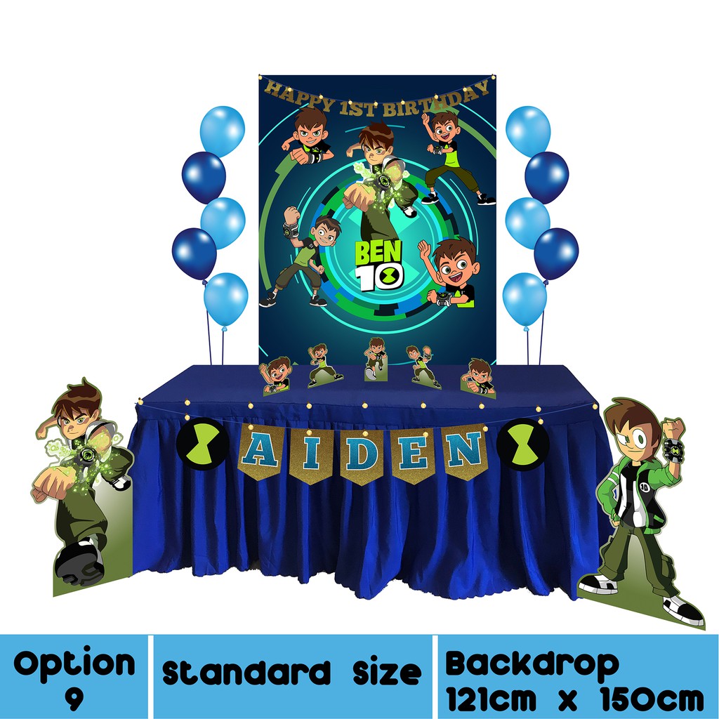 Birthday Party Decoration Package Ben 10 Theme For Rent From