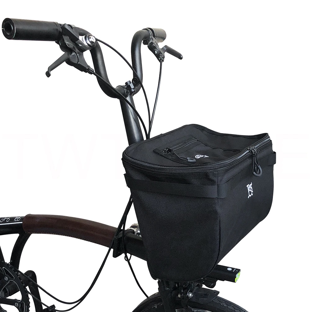 TWTOPSE 15L/21L Bicycle MINI Basket Bag For Brompto Folding Bike Bag ...