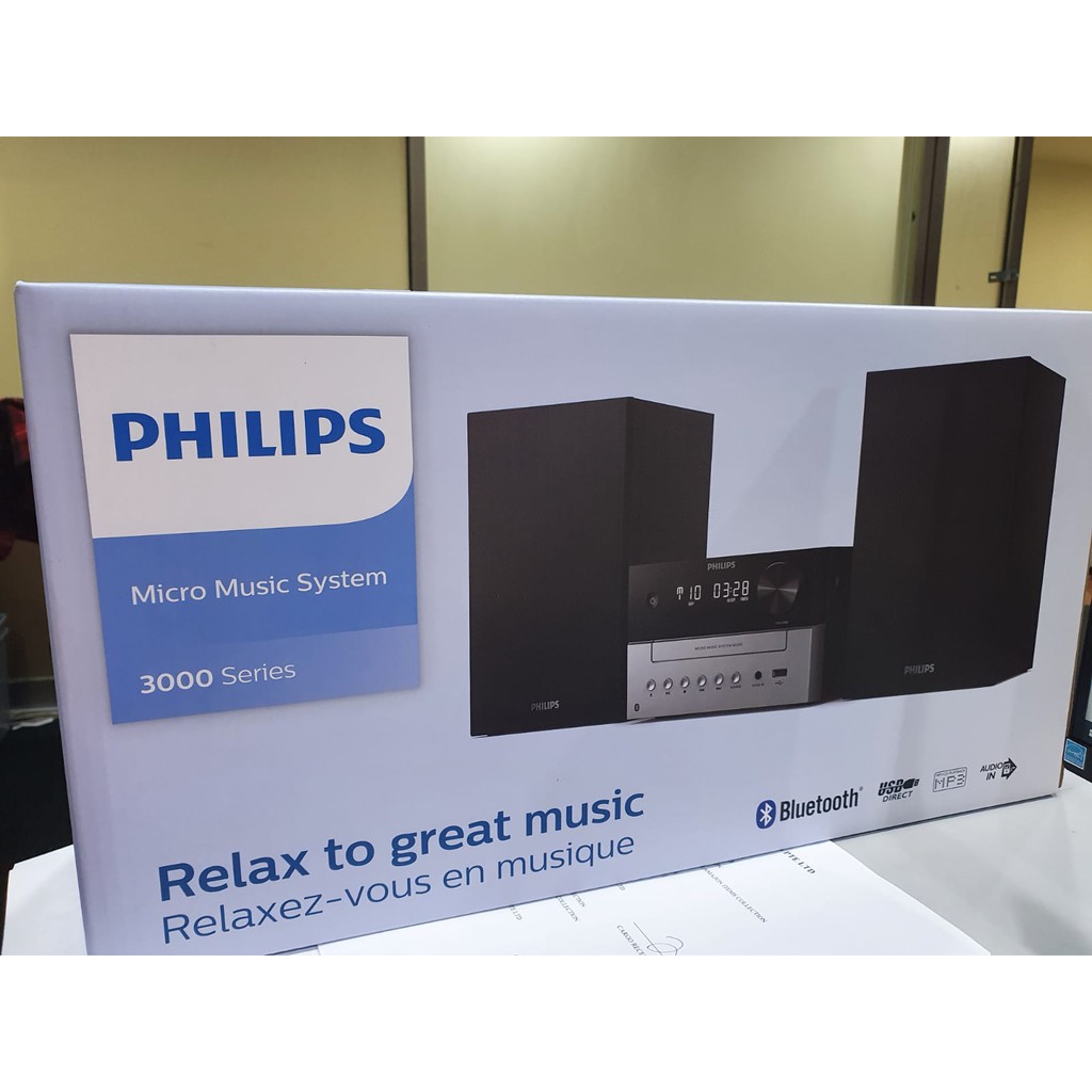Philips Micro Music System TAM3205/12 , Bluetooth , USB direct , MP3