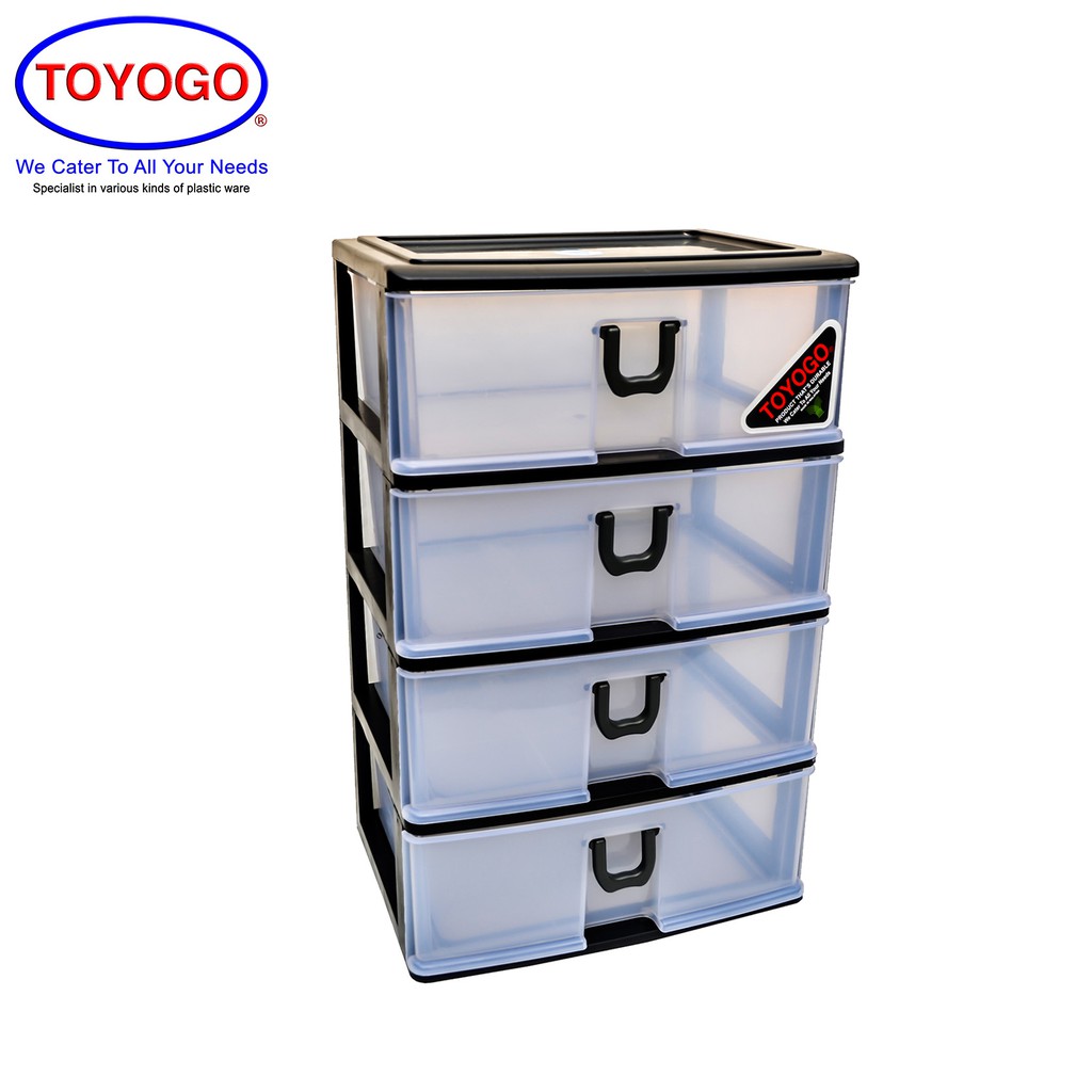Toyogo Plastic A4 Drawer 4 Tier 408 4 Shopee Singapore