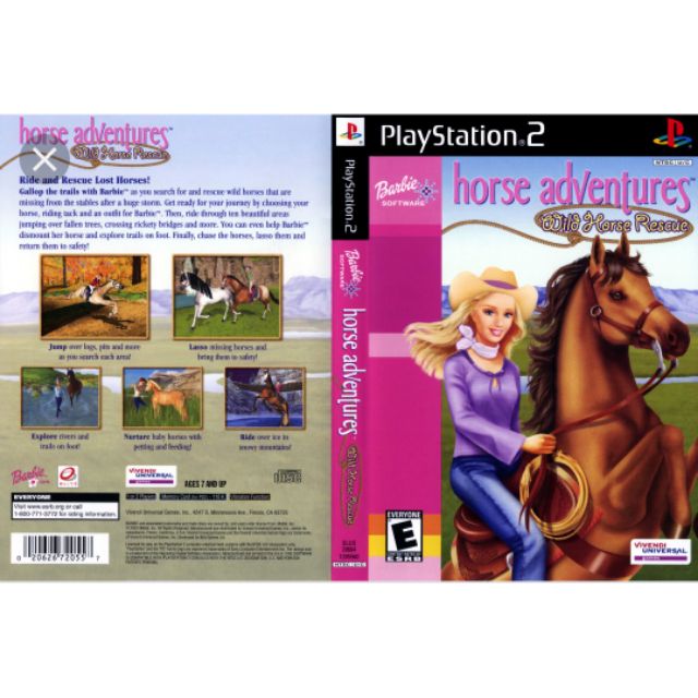 playstation 2 barbie horse adventures riding camp