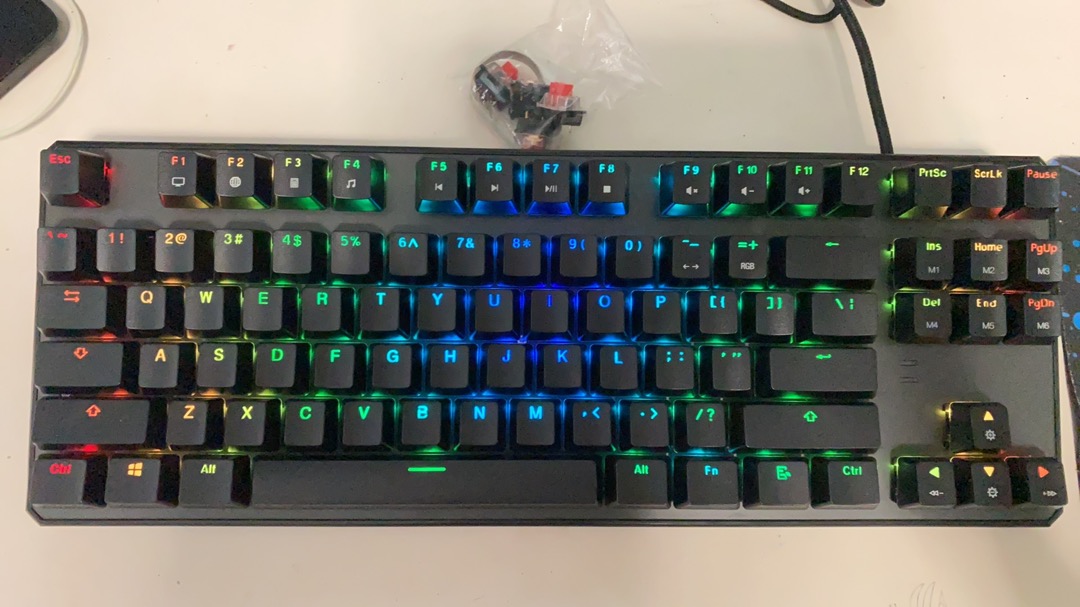 Tecware Phantom Mechanical Keyboard 87 Key RGB Backlight Shopee