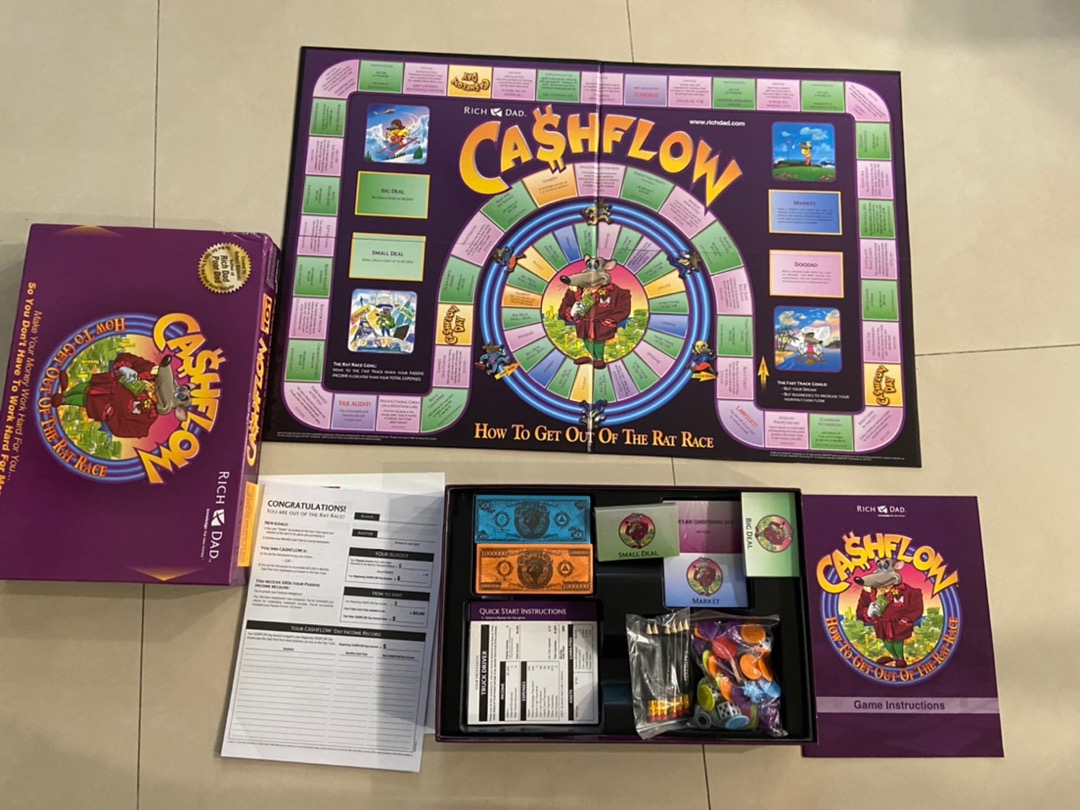 Shop Malaysia] Cashflow 101 202 Rich Dad Poor Dad Robert Kiyosaki Board Game  fullset Original | Shopee Singapore