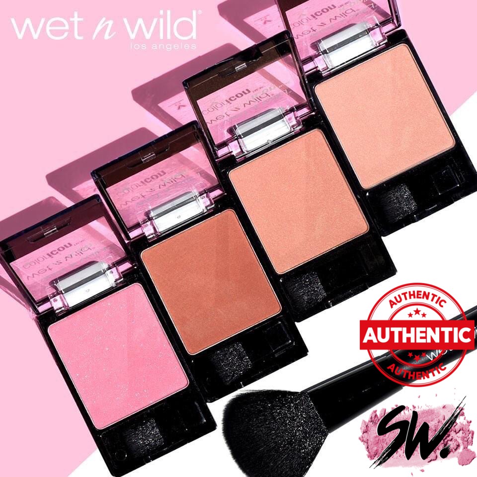 wet n wild Color Icon Blush: Mellow Wine; Pearlescent Pink; Apricot in