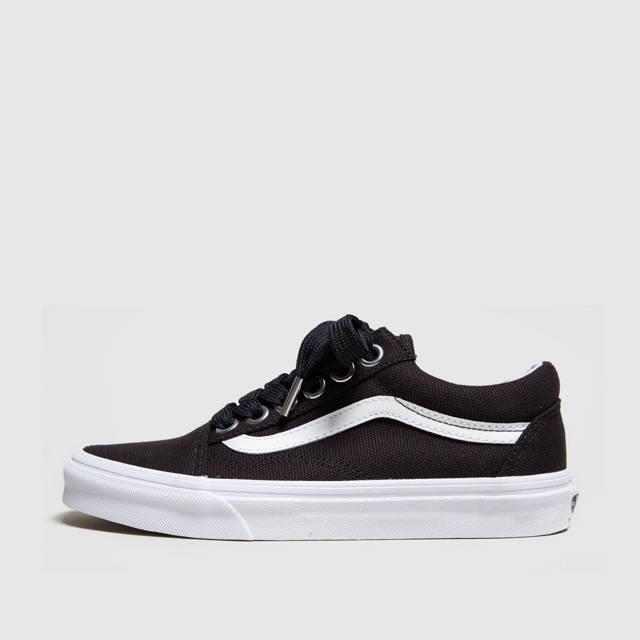 vans old skool black lace