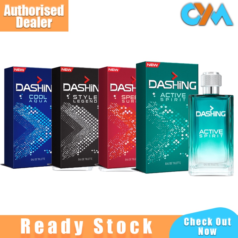 Dashing Perfume Men Edp 100ml Cool Aqua Style Legend Active Spirit Speed Surge Shopee Singapore