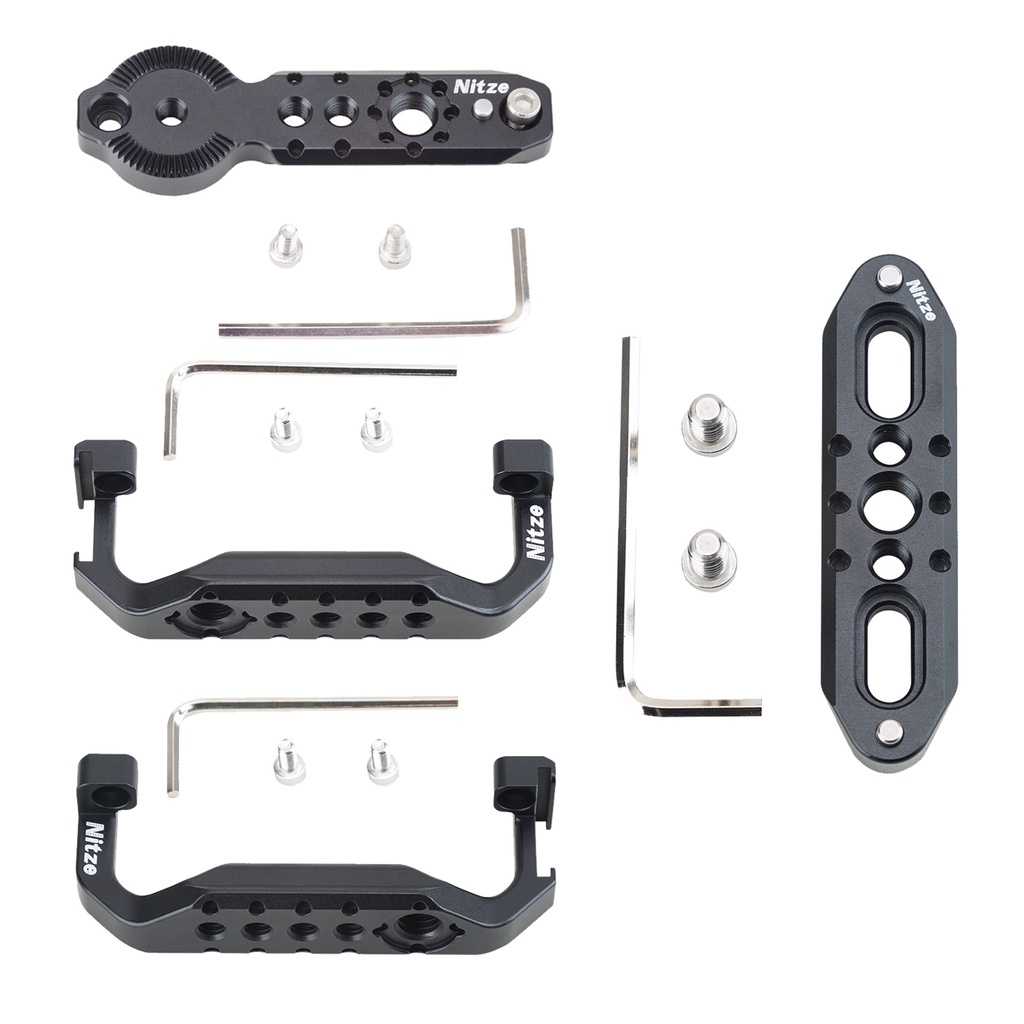 Nitze Camera Cage NATO Rail Mounting Plate Side Grip Handle for Komodo ...