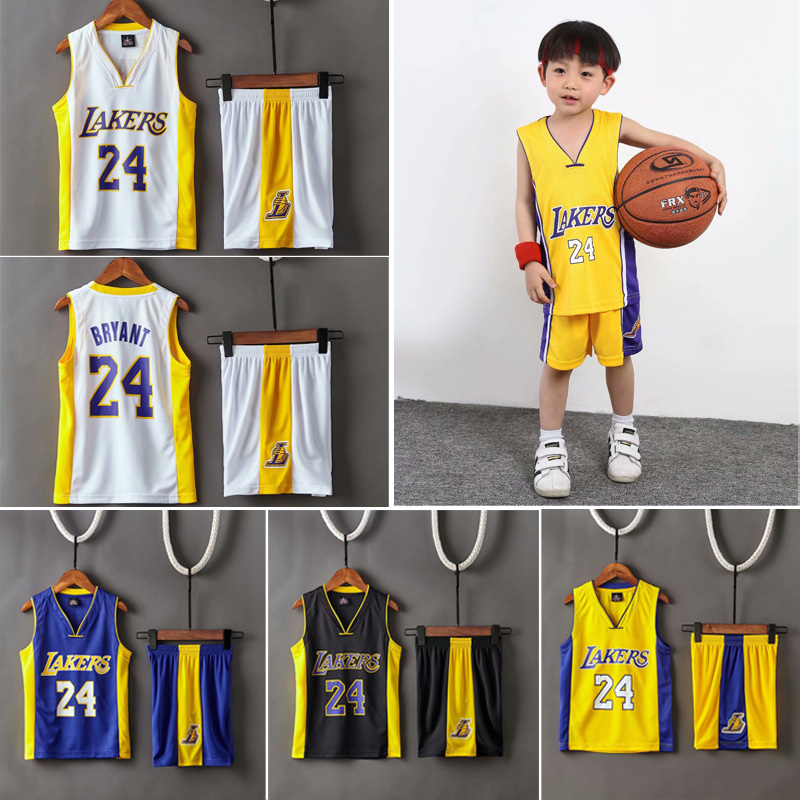 Bryant Los Angeles Lakers Jersey Size Kids Boys 18-20 Basketball