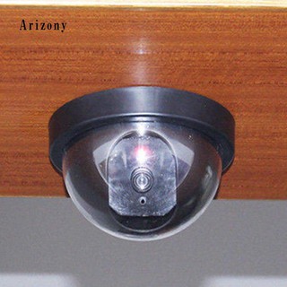 ✮Red LED Sensor Light up Fake Dummy Dome Surveillance Monitor Security Camera