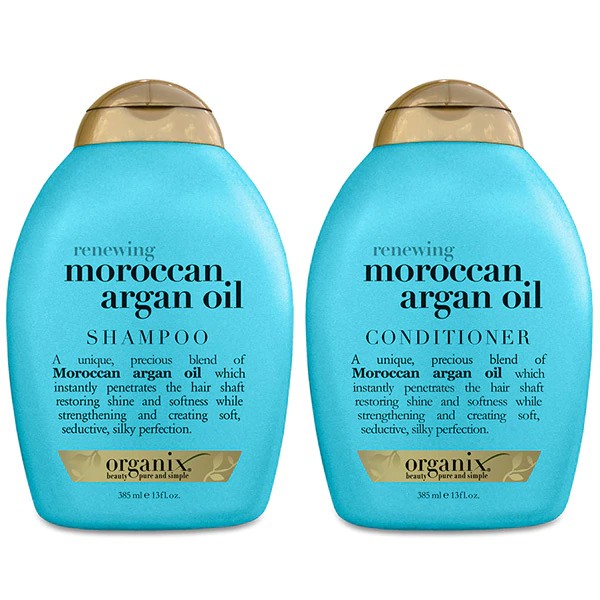 Ogx Renewing Argan Oil Of Morocco Shampoo Conditioner 385ml Shopee Singapore