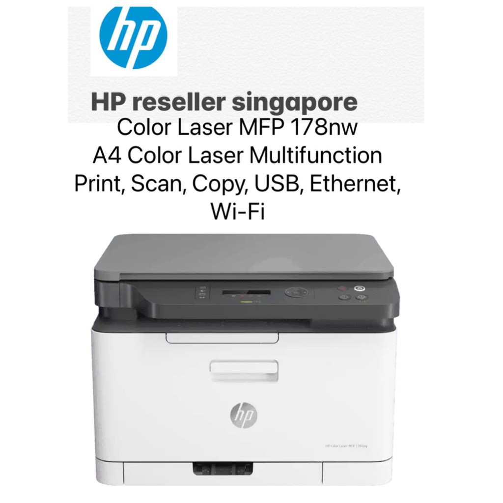 Hp 178nw Color Laser Mfp Printer Print Copy Scan Wireless Beecost