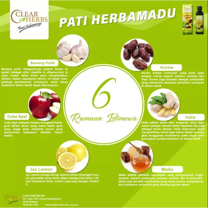 Shop Malaysia Hot Sales Pati Herbamadu Clear Herbs Original Hq Shopee Singapore