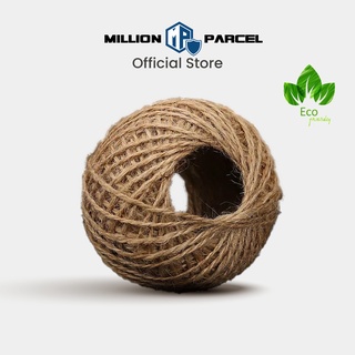 10/20/50m 1Ply Soft Natural Brown Jute Hessian Rustic Twine Sisal String Cord 