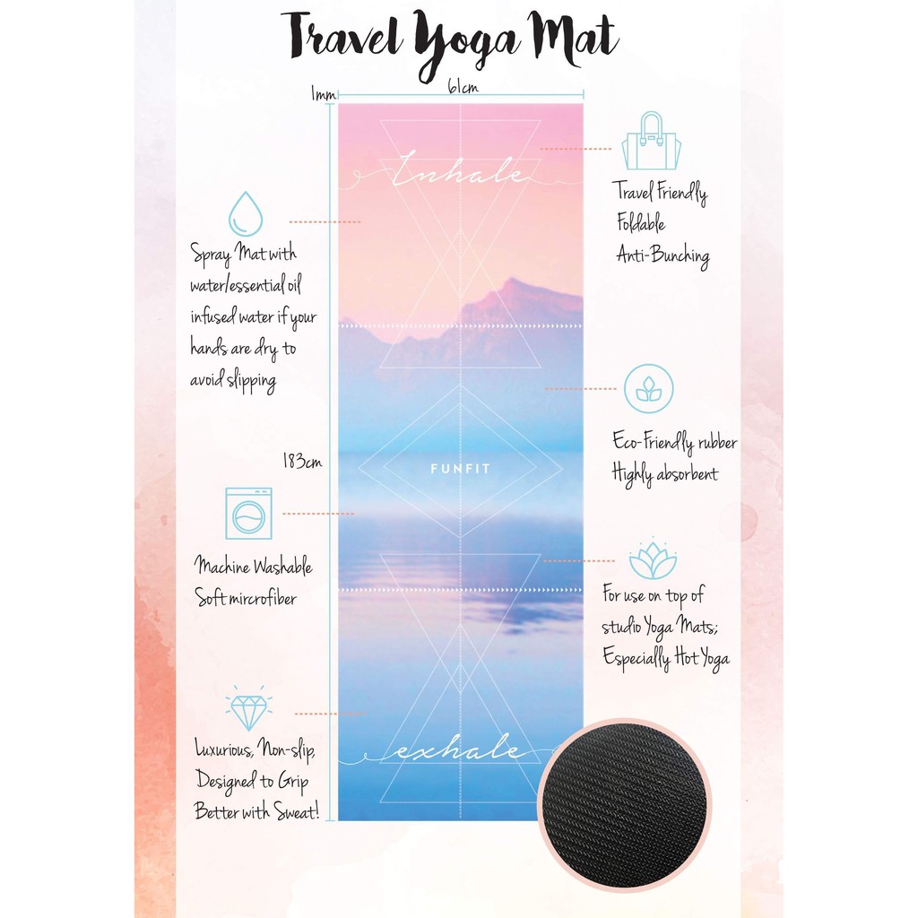 machine washable yoga mat