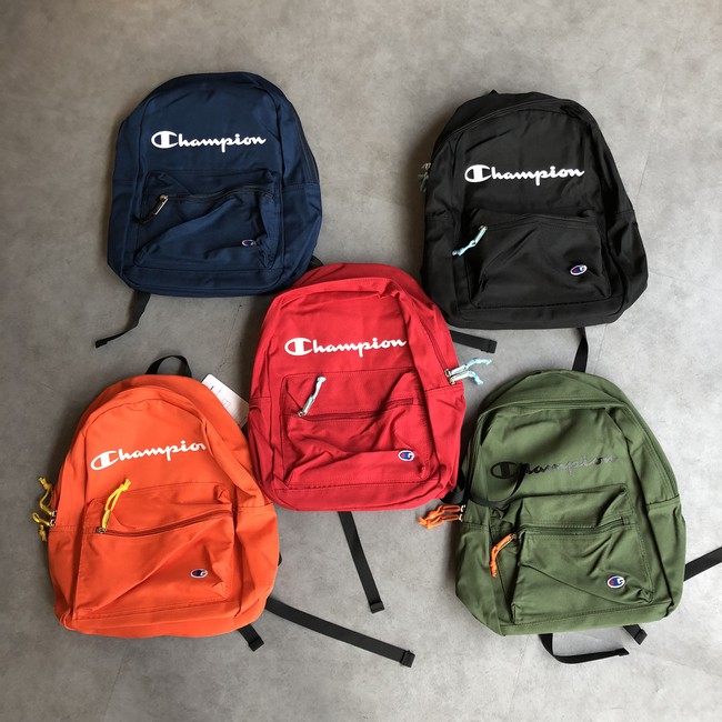 champion logo backpack