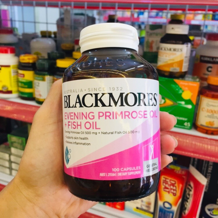 Primrose Oil Oral Tablets Combined With Fish Oil Blackmores Evening