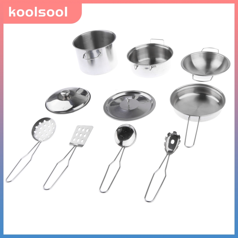 stainless steel cookware playset