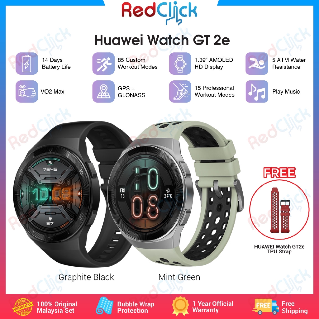 Huawei Watch GT 2E (HCTB19) 1.39" Amoled Bluetooth 5.0 5 ATM Water Resistance Sport Smart Watch