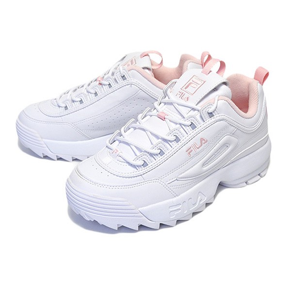 fila disruptor 2 white and pink