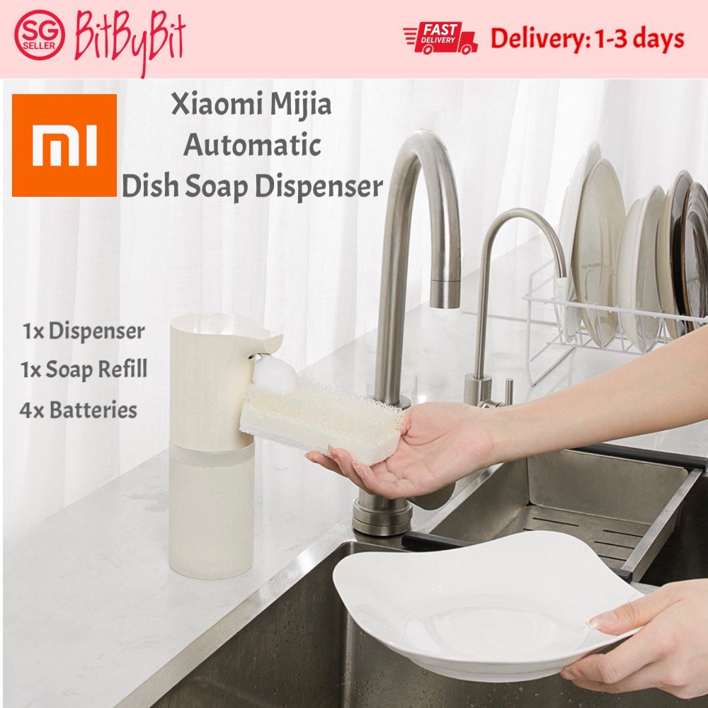 automatic dishwashing soap dispenser