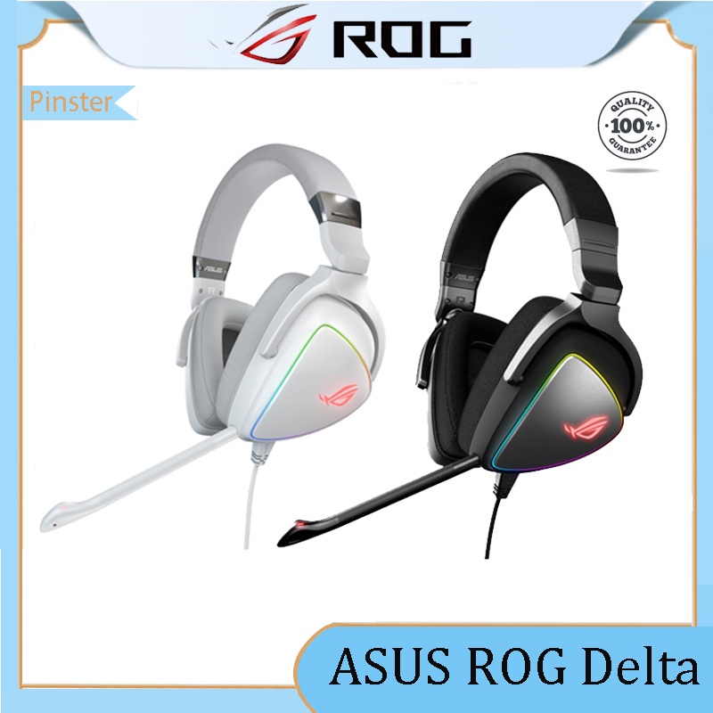 卸し売り購入 ファーストポートASUS ROG Delta S Gaming Headset, Black Chakram Wireless Aura  Sync RGB