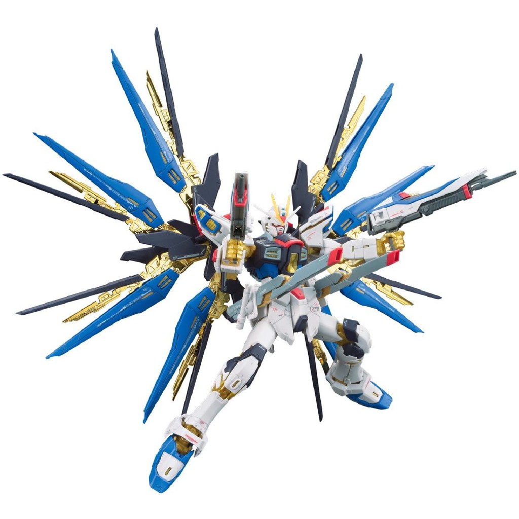 Gundam Strike Freedom Seed Destiny Bandai Hobby 1 144 Real Grade Mobile Suit Gundam Seed Destiny Shopee Singapore