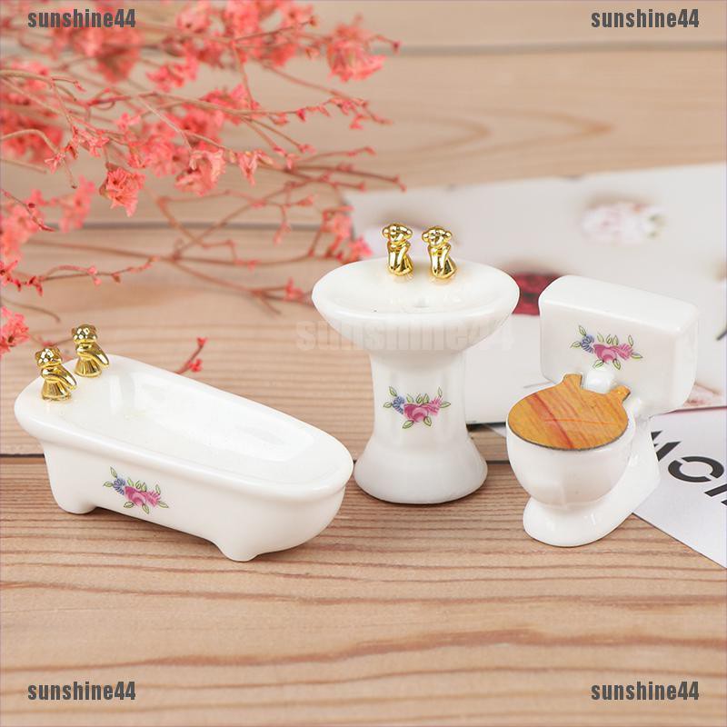 dollhouse bathroom set