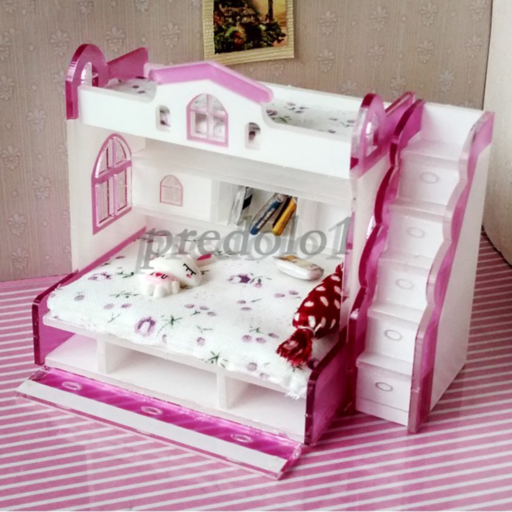 dolls house bedroom furniture set