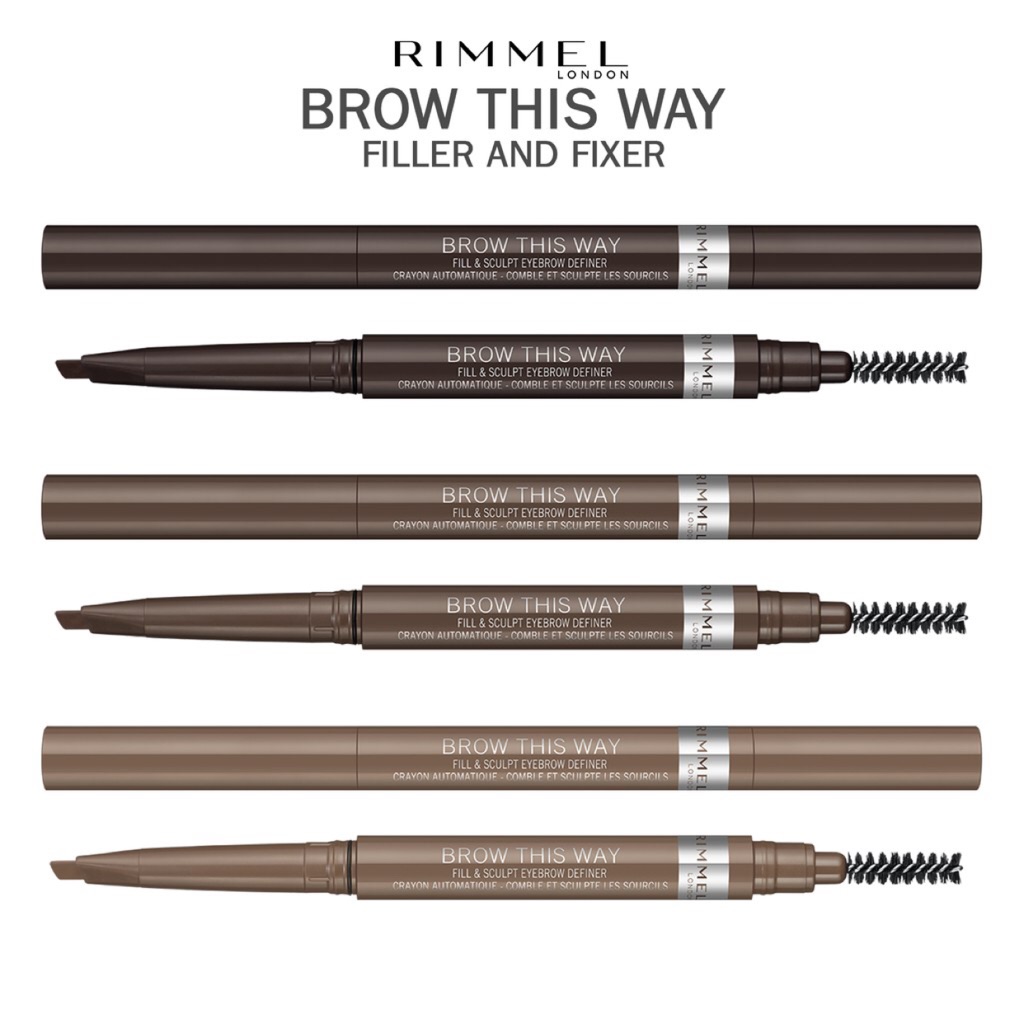 Rimmel Brow This Way 2 In 1 Filler Fixer Fill Sculpt Eyebrow Definer