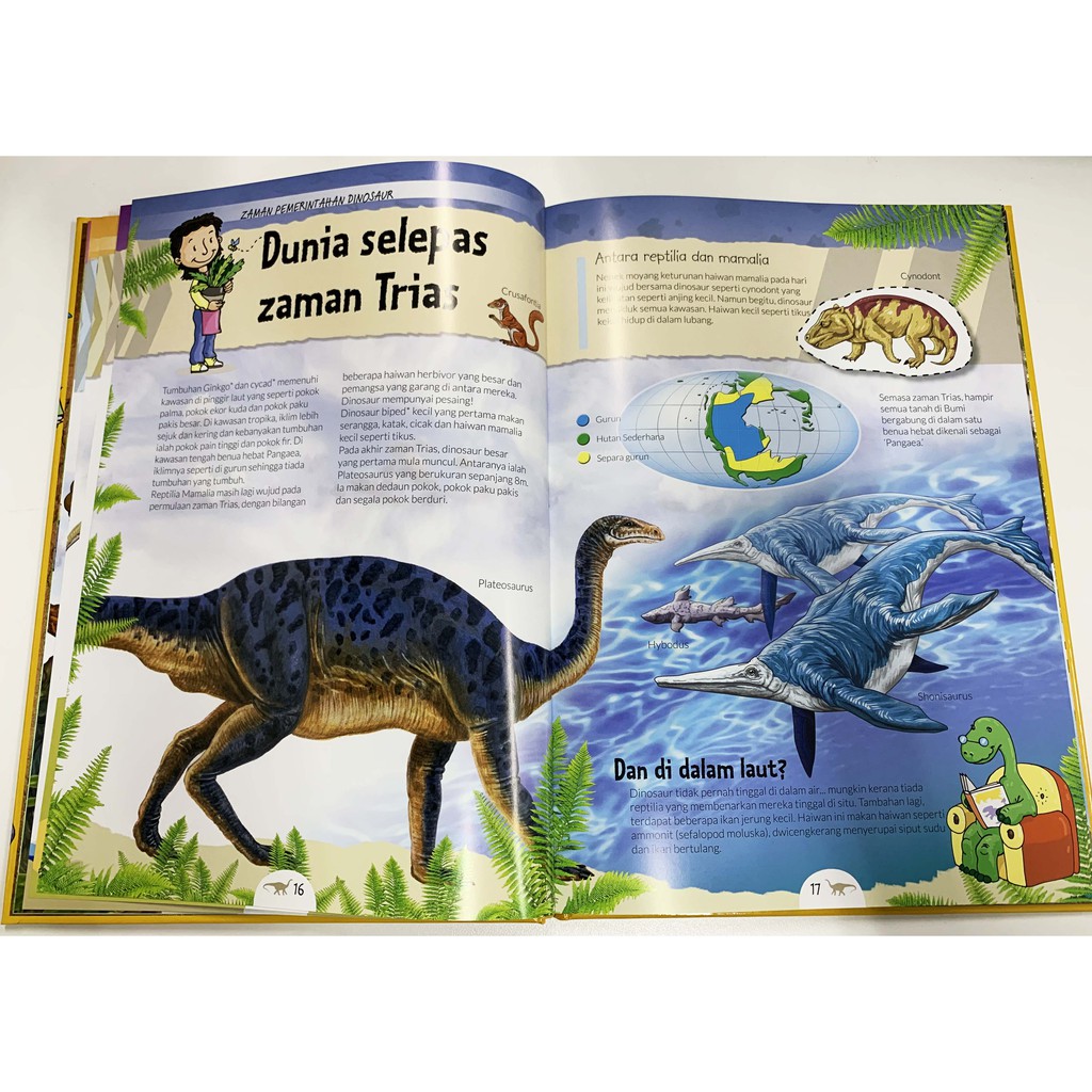 Shop Malaysia Dinosaur Encyclopedia Book For Children Learning Faclopedia About Dinosaur Bm Shopee Singapore