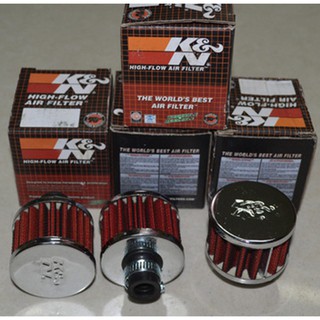 K&N 12mm Engine / Oil Crankcase Breather Valve Intake Filter mini filter