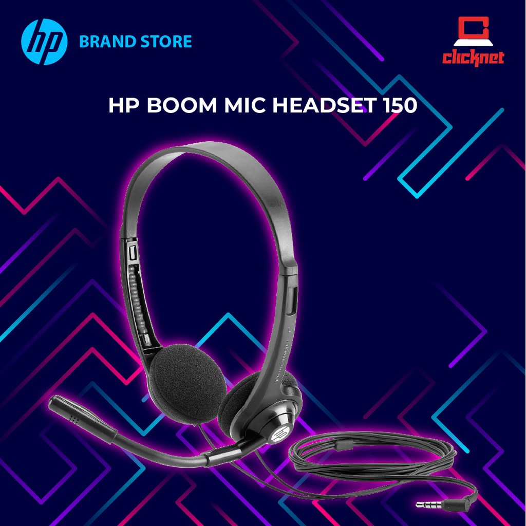 hp boom 150 stereo headset