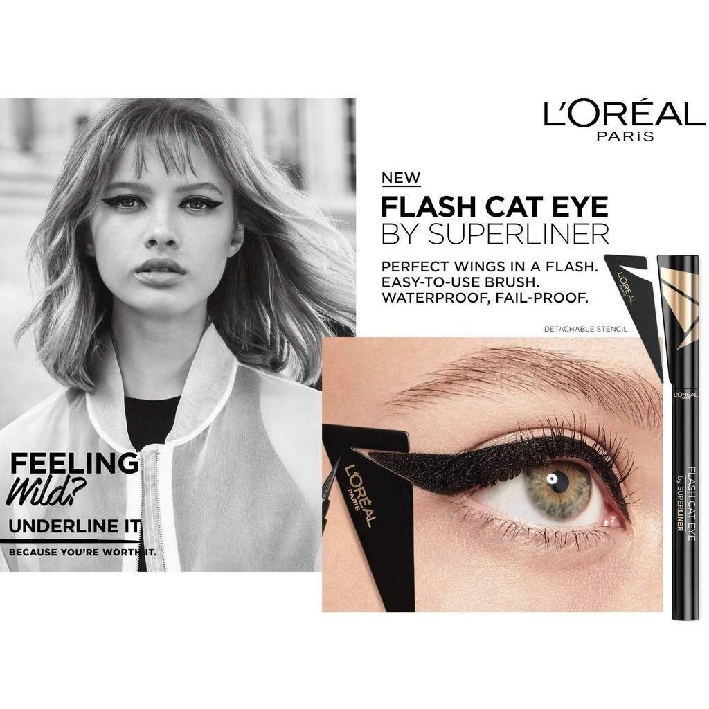 loreal eyeliner with stencil
