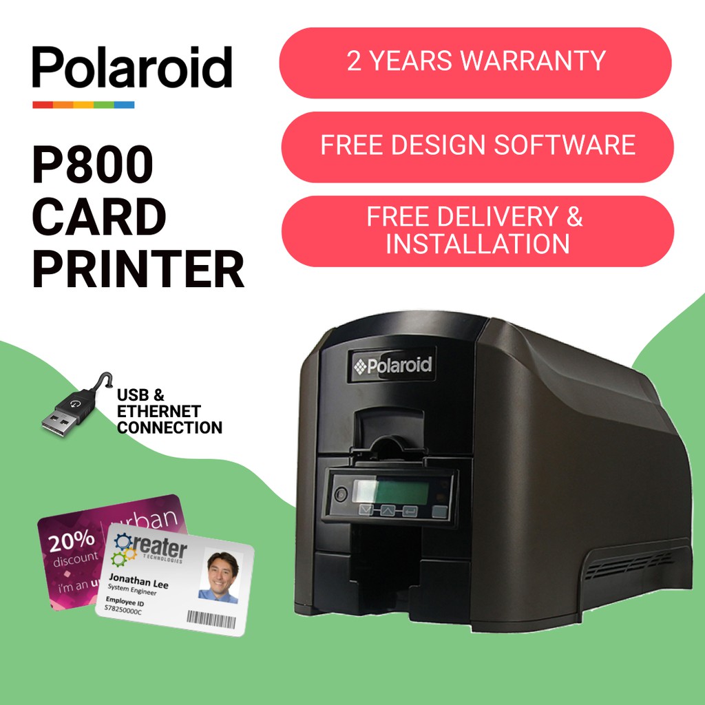 dual sided id card printer