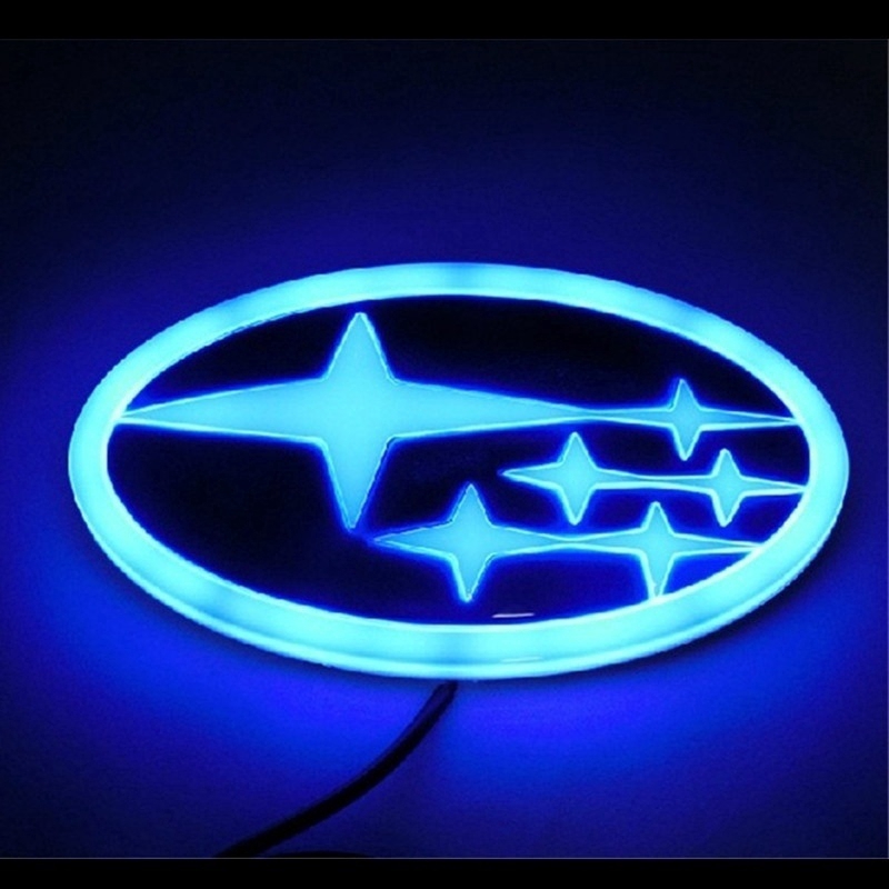 NEW 4D Car Tail Logo LED Light Badge Lamp Emblem Sticker