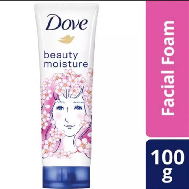dove moisture facial foam
