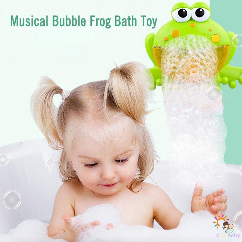 bath frog that makes bubbles