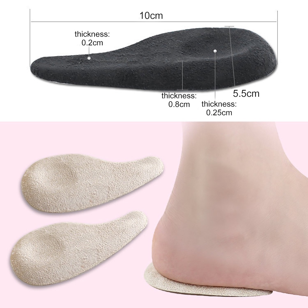 Medial Lateral Heel Wedge Silicone Insoles (2 Pair) Supination ...