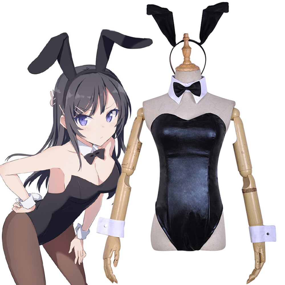 Sakurajima Mai Cosplay Costume Rascal Does Not Dream Of Bunny Girl