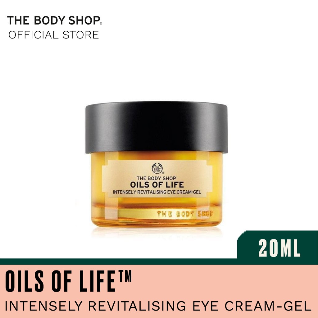 The Body Shop Oils Of Life™ Intensely Revitalising Eye Creamgel (20ML) Shopee Singapore